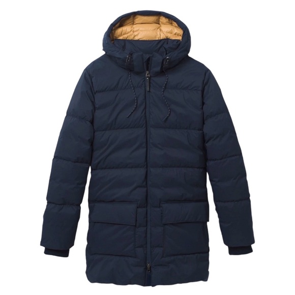 prAna Mens Klamath Down Winter Jacket Puffer Coat Men’s Large